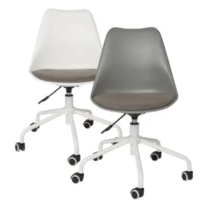 Tivissa Grey Office chair (H)820mm (W)480mm (D)560mm