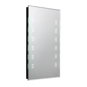 SunDaze 500 x 700mm Illuminated Bathroom LED Mirror Lights Sensor Switch Anti-Fog Demister