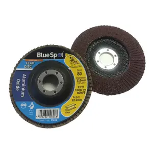 1 x 115mm Flap Disc 80 Grit Angle Grinder Sanding Aluminium Oxide