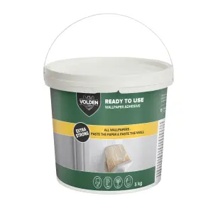 Volden Ready mixed Wallpaper Adhesive 5kg - 5 rolls