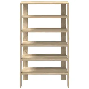 Berkfield Shoe Rack Sonoma Oak 61x32x105 cm Engineered Wood