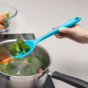 Zeal Silicone Cooking Spoon Aqua Blue