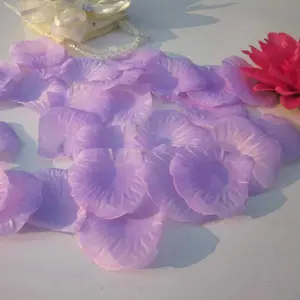 500pcs Light Purple Silk Rose Petals Wedding Mothers Day Wedding Confetti Anniversary Table Decorations