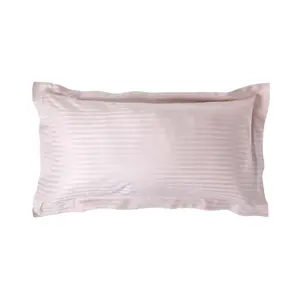 Homescapes Dusky Pink Violet Egyptian Cotton Ultrasoft King Size Oxford Pillowcase 330 TC