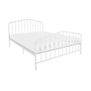 Holland Bed Frame White / Double (4'6)