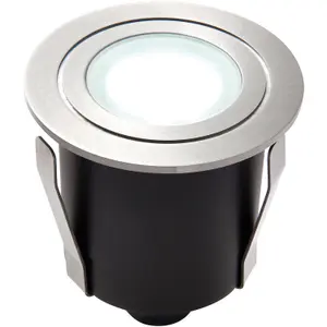 Recessed IP67 Guide Light - 1.2W Daylight White LED Marine Grade Stainless Steel