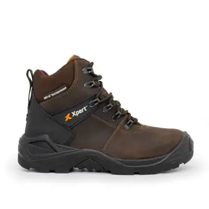 Xpert Typhoon S3 Safety Waterproof Boots Brown