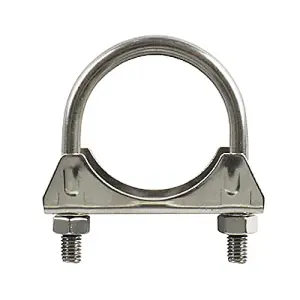 20 x Universal U Bolt Clamps/Heavy Duty Exhaust Clamp/TV Sky Aerial Pipe (79mm)