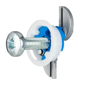 Gripit 25mm Plasterboard Fixing - 25 Pack (Blue) Stud Wall Anchor Max Load 113kg