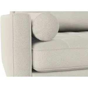 Jacquelyn 3 Seater Bouclé-Sofa Bed Equilibrio 01