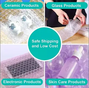 Bubble Wrap 100mm x 66m - Durable Packing Material for Protection and Cushioning