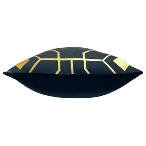 furn. Bee Deco Geometric Feather Rich Cushion