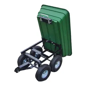 Garden Dump Cart - 300Kg Capacity - Pneumatic Wheels