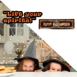 Happy Halloween Banner 3ft Decoration Trick or Treat Party 90cm Happy Halloween