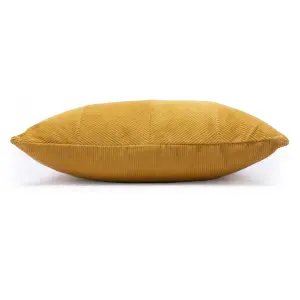 furn. Jagger Ribbed Corduroy Feather Filled Cushion