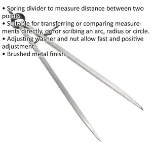 300mm Spring Divider Tool for Accurate Measurements and Scribing