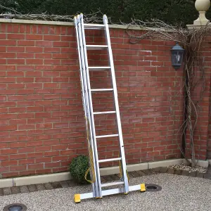 7.11m Trade Master Pro 3 Section Extension Ladder