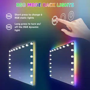 Odel Rectangle LED Aluminium Mirror