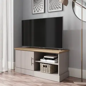 GFW Kendal Small TV Unit in Grey