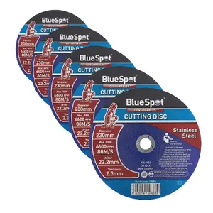 HomeSmart Stainless Steel  Metal Cutting Discs 230mm x 2.3mm for 9" Air Cut Off Tools, Precision Cutting