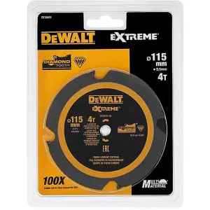 DeWalt DCS571N 18v Brushless XR 115mm Compact Circular Saw + PCD Diamond Blade