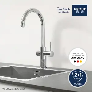 Grohe Red Duo Gloss Chrome-plated Boiling water tap