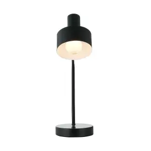 Nordlux Matis Indoor Living Dining Bedroom Table Lamp In Black (Diam) 12.5cm