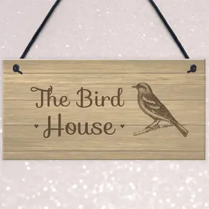 The Bird House Sign Garden Shed Summerhouse Sign Home Gift For Mum Nan