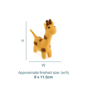 N/FELTING GIRAFFE - Needle Felting Kit: Giraffe - Trimits