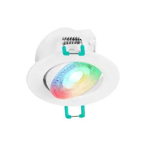 Sylvania Sylsmart SylSpot Colour & Tunable White IP44 Smart Integrated LED Downlight