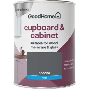 GoodHome Durable Sedona Matt Cabinet & wardrobe paint, 750ml