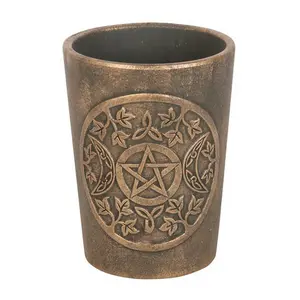 Lisa Parker Triple Moon Terracotta Flower Pot Bronze (One Size)