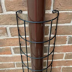 Metal Tube Trellis Semi Circular for Drainpipes (Set of 2)