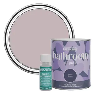 Rust-Oleum Lilac Wine Gloss Bathroom Tile Paint 750ml