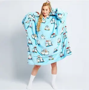 Penguin Oodie Hooded Blanket