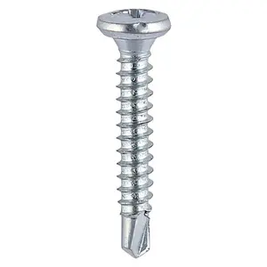 TIMCO Window Fabrication Screws Friction Stay Shallow Pan Countersunk PH Self-Tapping Self-Drilling Point Zinc - 3.9 x 16