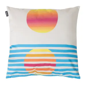 Veeva Sunset and Rainbow Soleil Set of 2 Outdoor Cushion