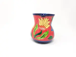 Signature Flowers Hand Painted Ceramic Kitchen Dining Small Pourer Jug 0.5L (H) 12cm