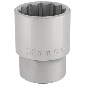 Draper 3/4" Square Drive 12 Point Socket 32mm 16699