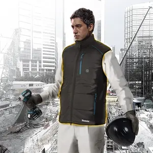 Makita DCV202ZL LXT 18v Cordless Battery Heated Jacket Vest Gilet - Black Large