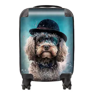 Cockapoo Dog Splashart Suitcase - Mini Cabin