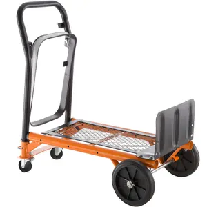 Sack Barrow - 2 in 1 hand truck, 80 kg load capacity - orange