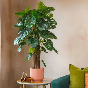 Blooming Artificial - 120cm / 4ft Faux Cheese Plant