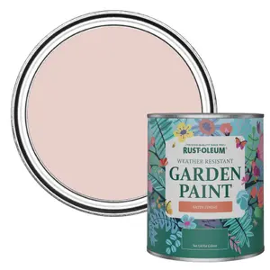 Rust-Oleum Pink Champagne Satin Garden Paint 750ml