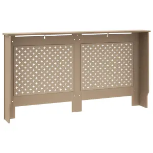 Berkfield Radiator Cover 152x19x81 cm MDF