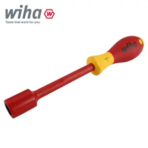 Wiha Hex Driver Screwdriver 1000v VDE Electrician 14mm SoftFinish Grip 00865