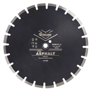 Trojan Pro Asphalt Diamond Blade 400mm/16" x 25.4