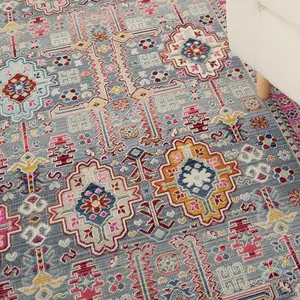 Vintage Kashan VKA05 Grey Multi Rug by Nourison-61 X 173 (Runner)