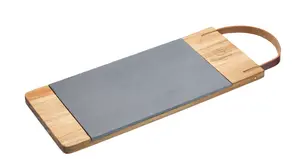 Artesa Acacia Wood and Slate Serving Board