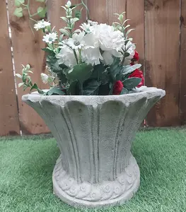 Stone Cast Oval Shaped Planter Pot